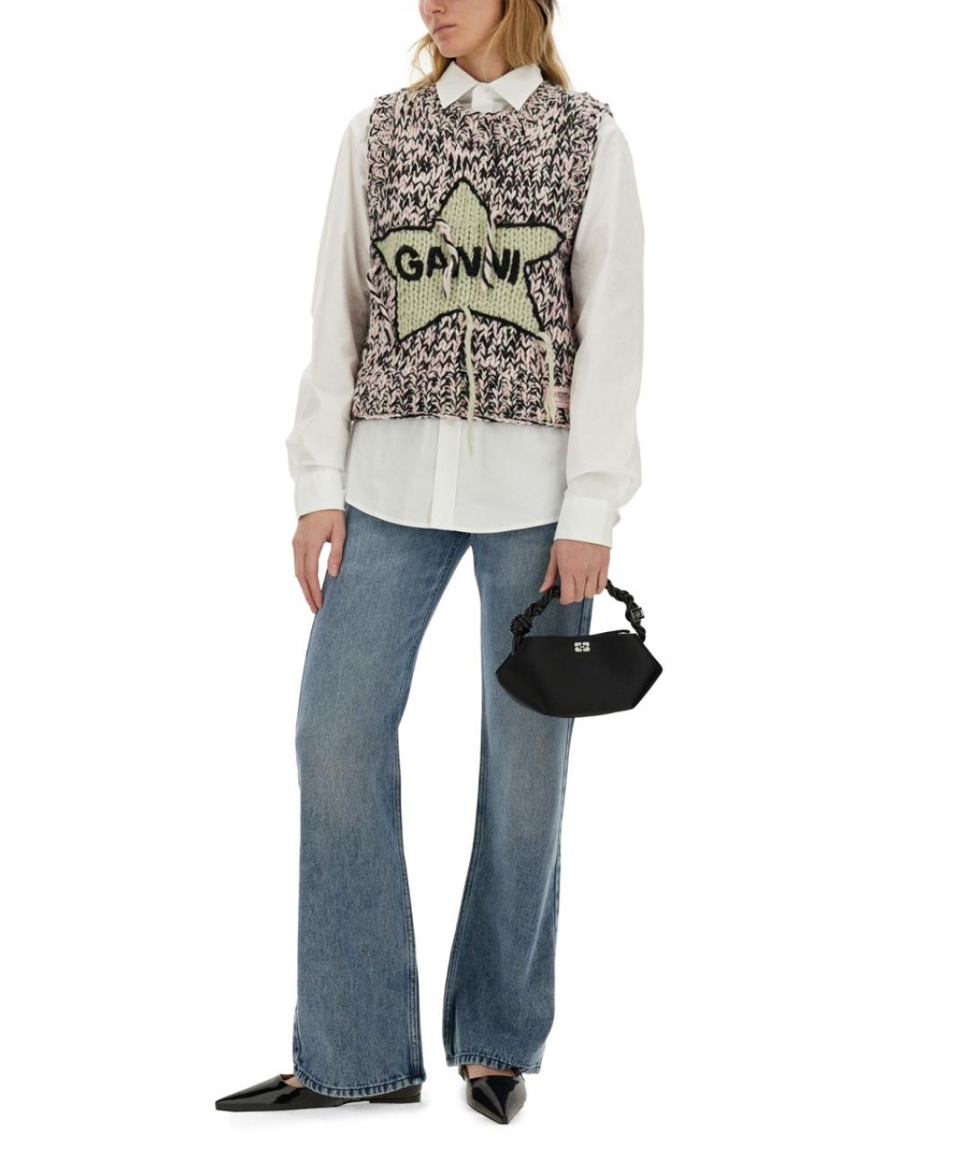 GANNI Мульти шерстяной жилет, фото 3