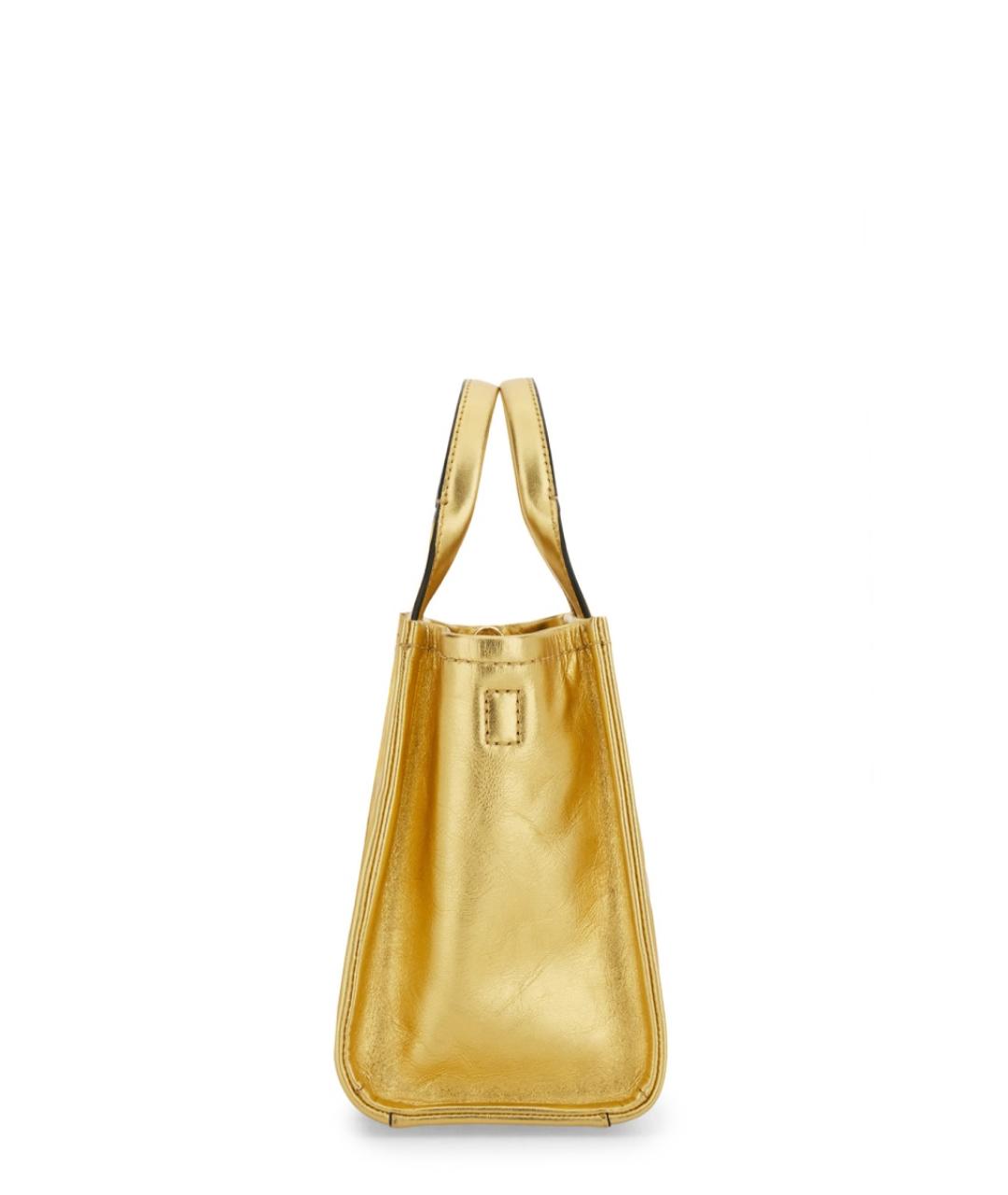 MARC JACOBS Золотая кожаная сумка тоут, фото 3