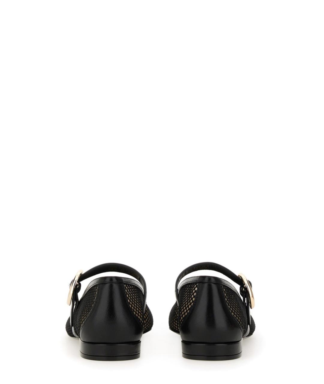 STUART WEITZMAN Черные кожаные балетки, фото 4
