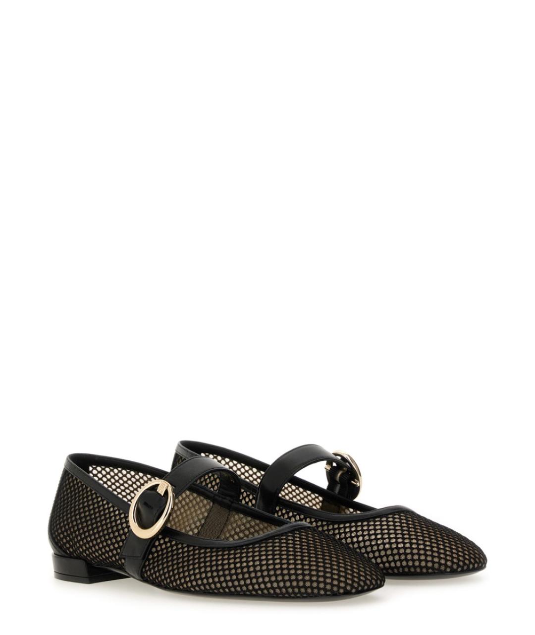 STUART WEITZMAN Черные кожаные балетки, фото 2