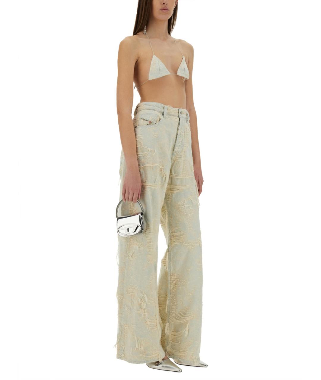 DIESEL Синяя хлопковая блузы, фото 3