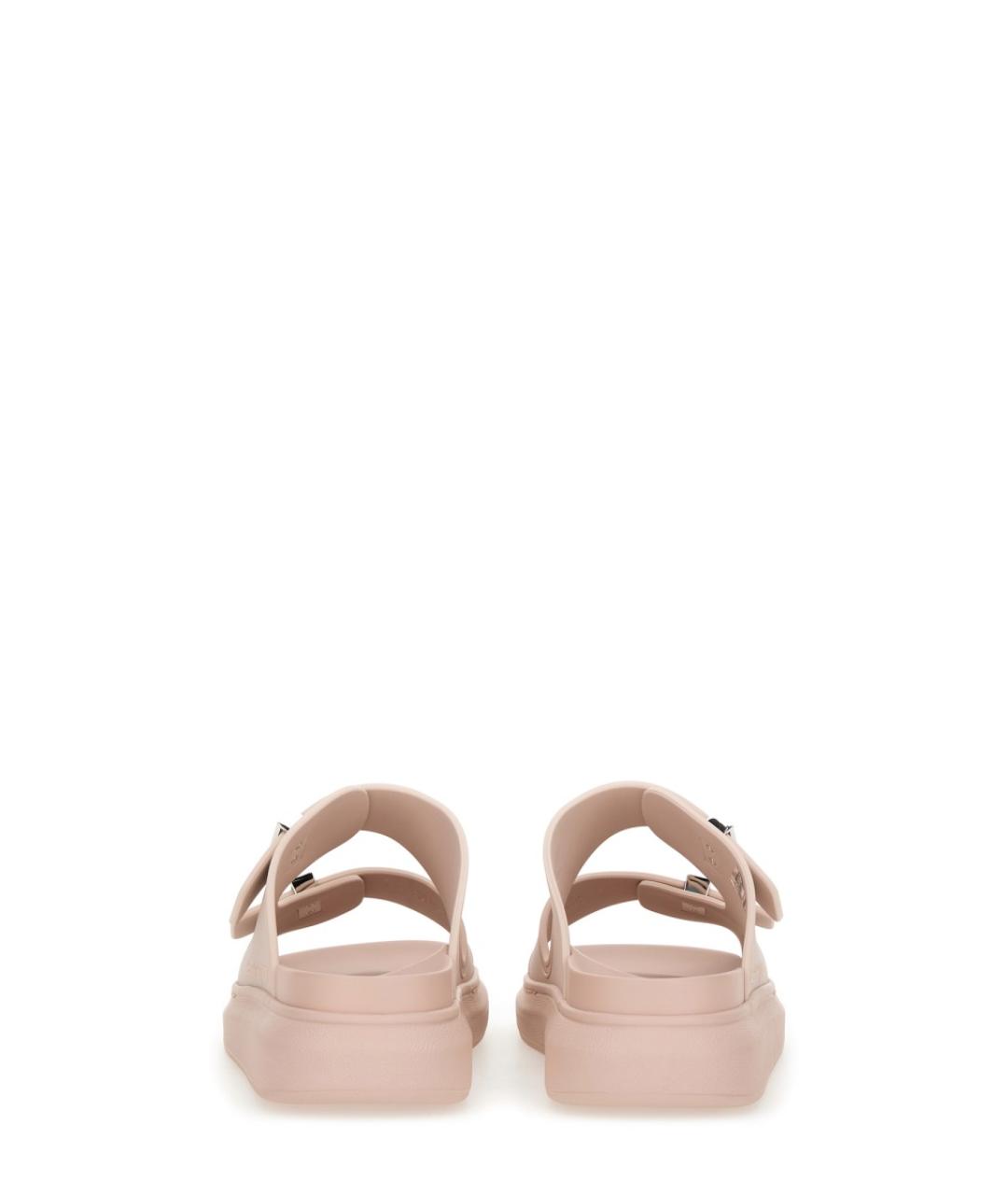 ALEXANDER MCQUEEN Розовые шлепанцы, фото 4