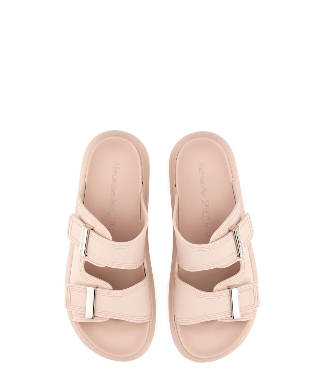ALEXANDER MCQUEEN Розовые шлепанцы, фото 2