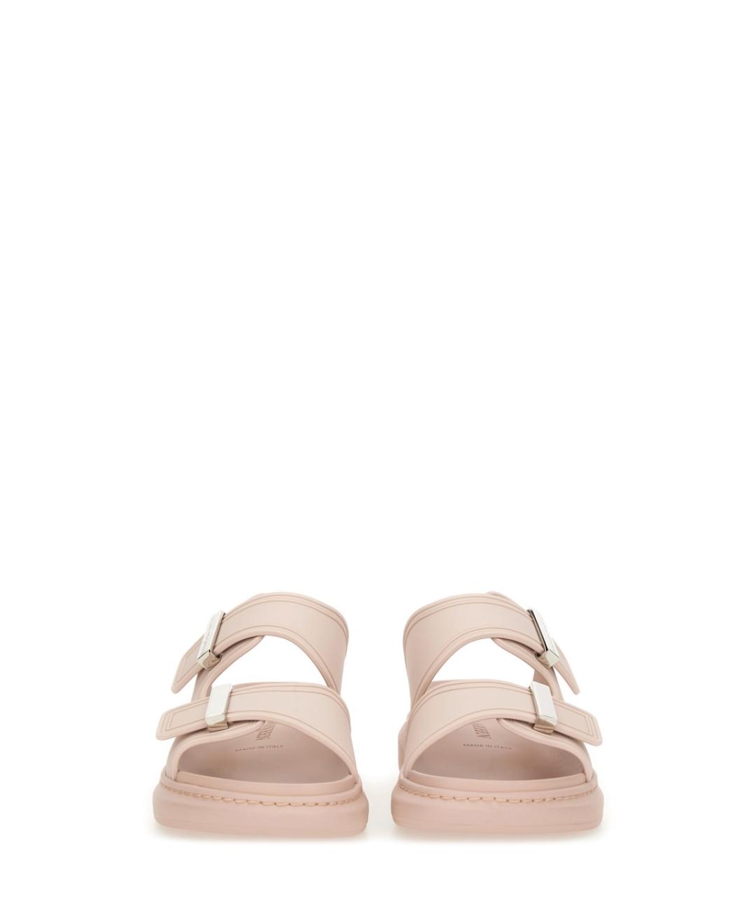 ALEXANDER MCQUEEN Розовые шлепанцы, фото 5
