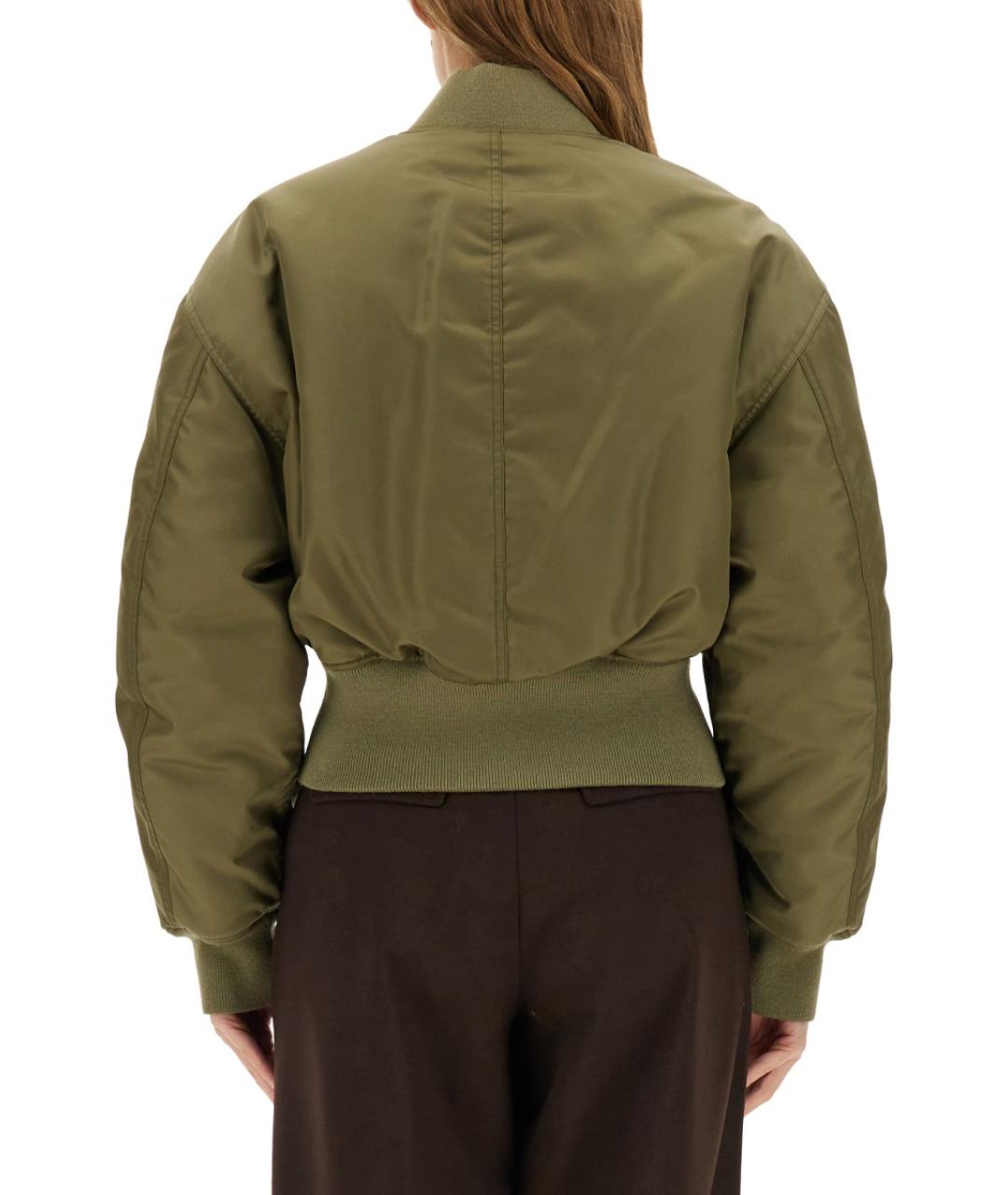 SAINT LAURENT Зеленая полиамидовая куртка, фото 4
