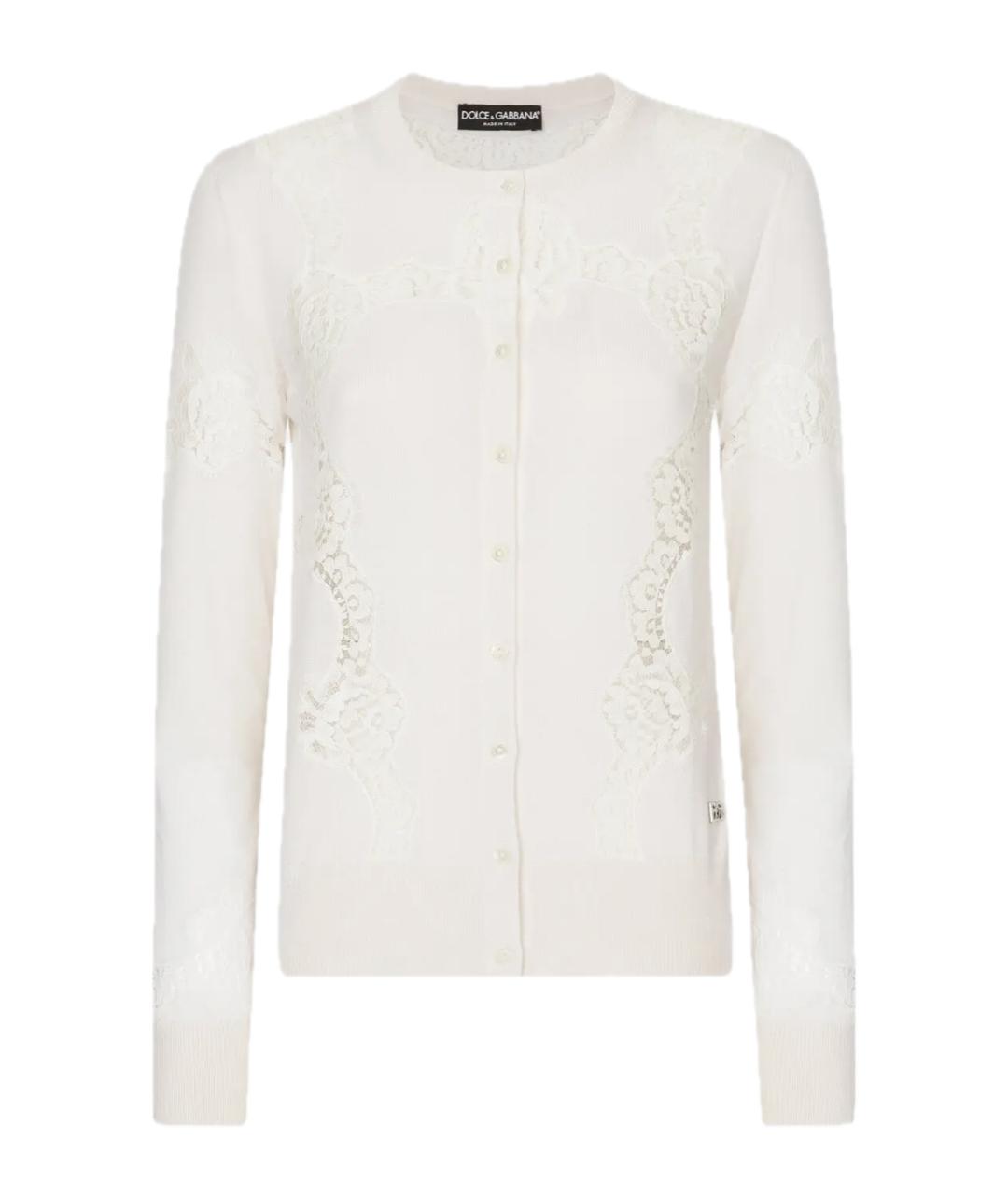 DOLCE&GABBANA Белая хлопковая рубашка, фото 1