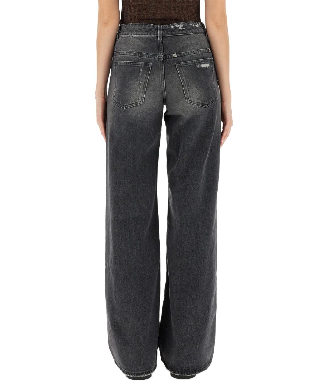 GIVENCHY Черные хлопковые прямые джинсы, фото 5