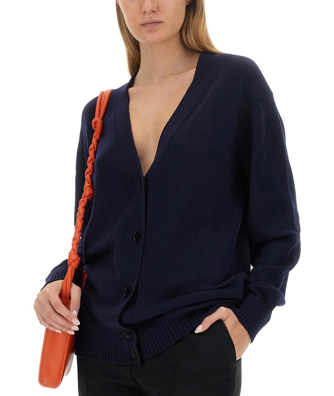 JIL SANDER Синий шерстяной джемпер / свитер, фото 5