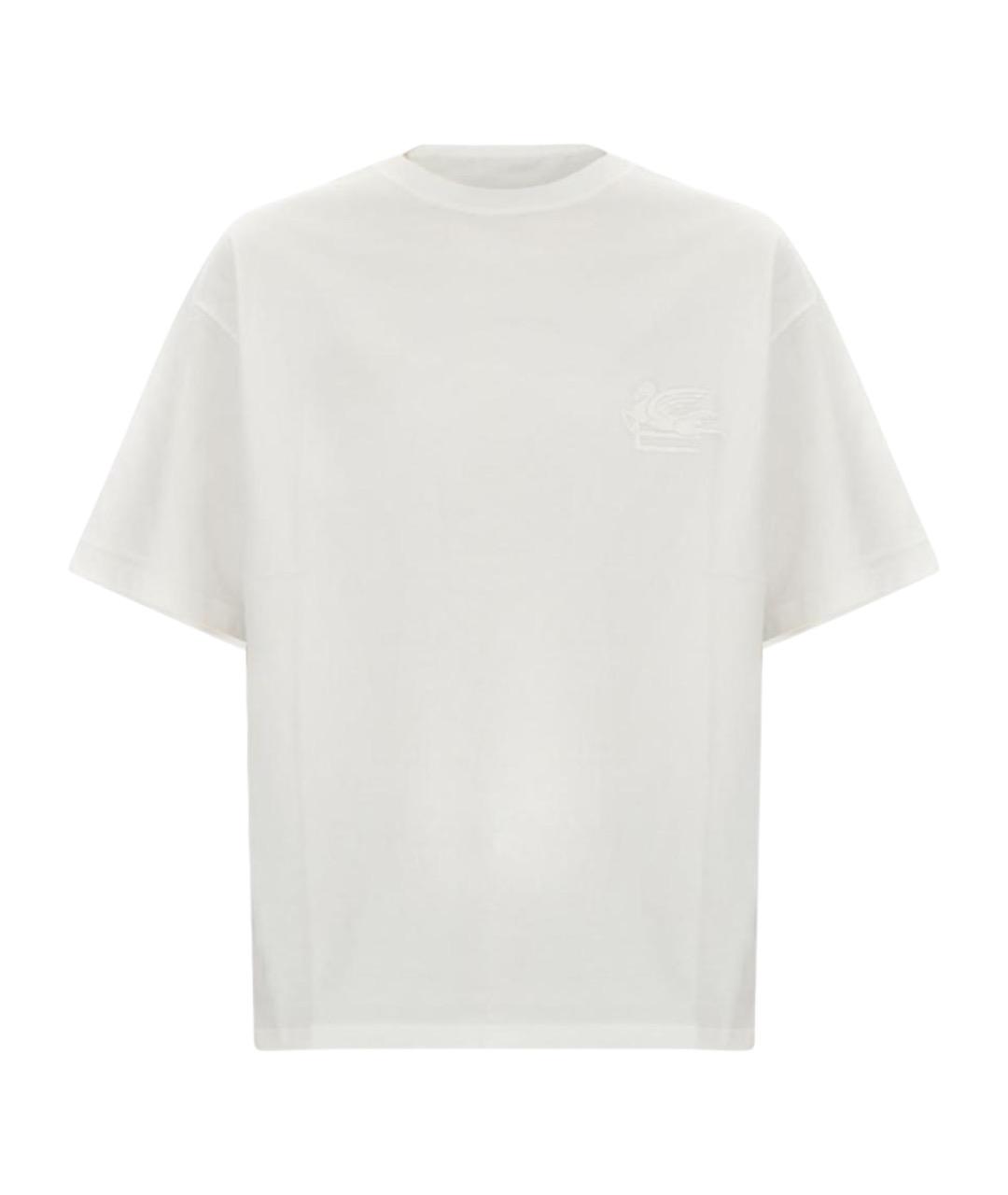 ETRO Белая хлопковая футболка, фото 1