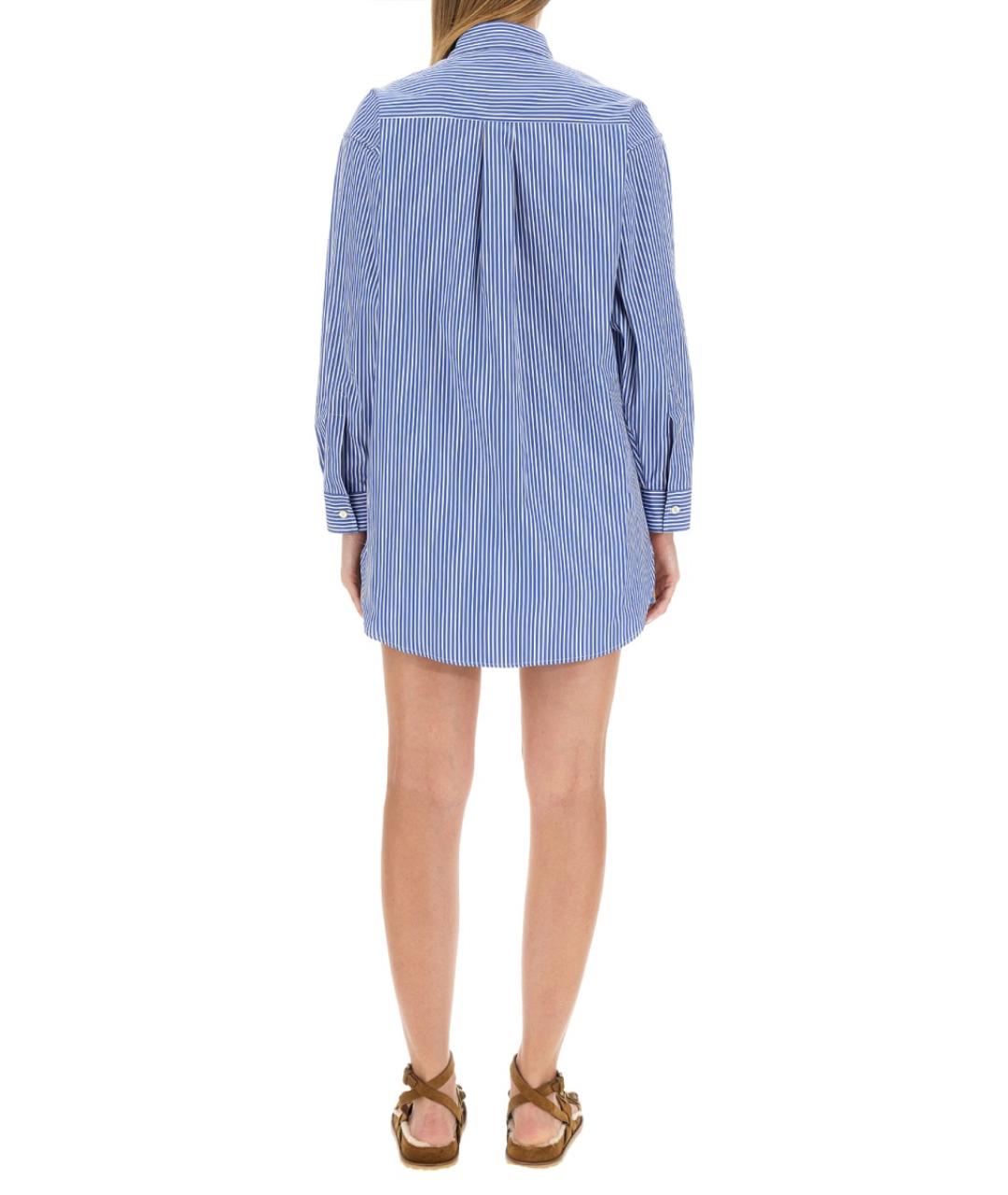 ETRO Синяя хлопковая рубашка, фото 4