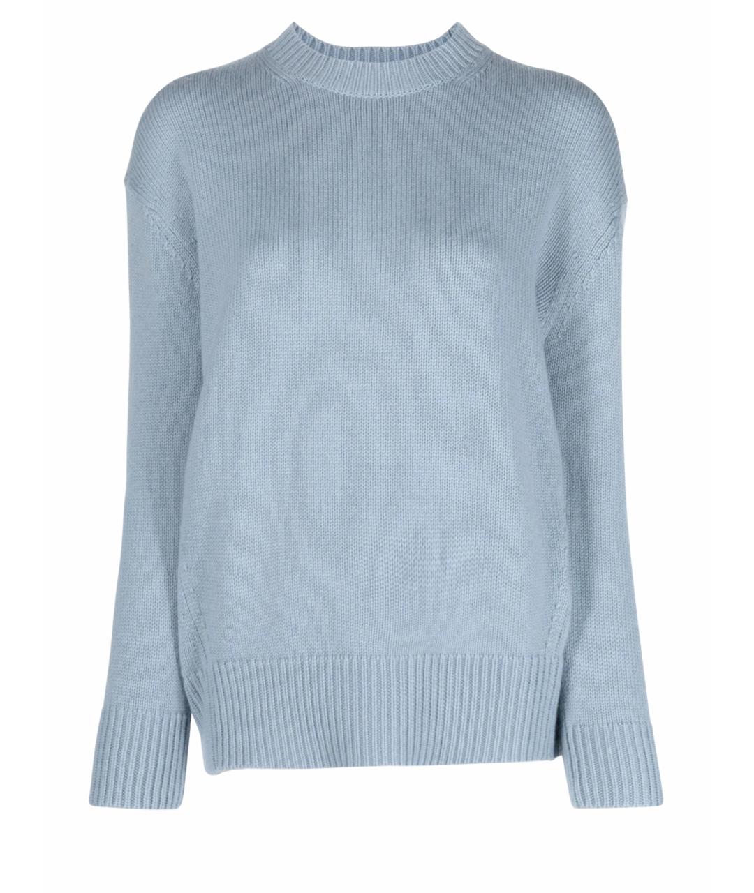 'S MAX MARA Голубой шерстяной джемпер / свитер, фото 1