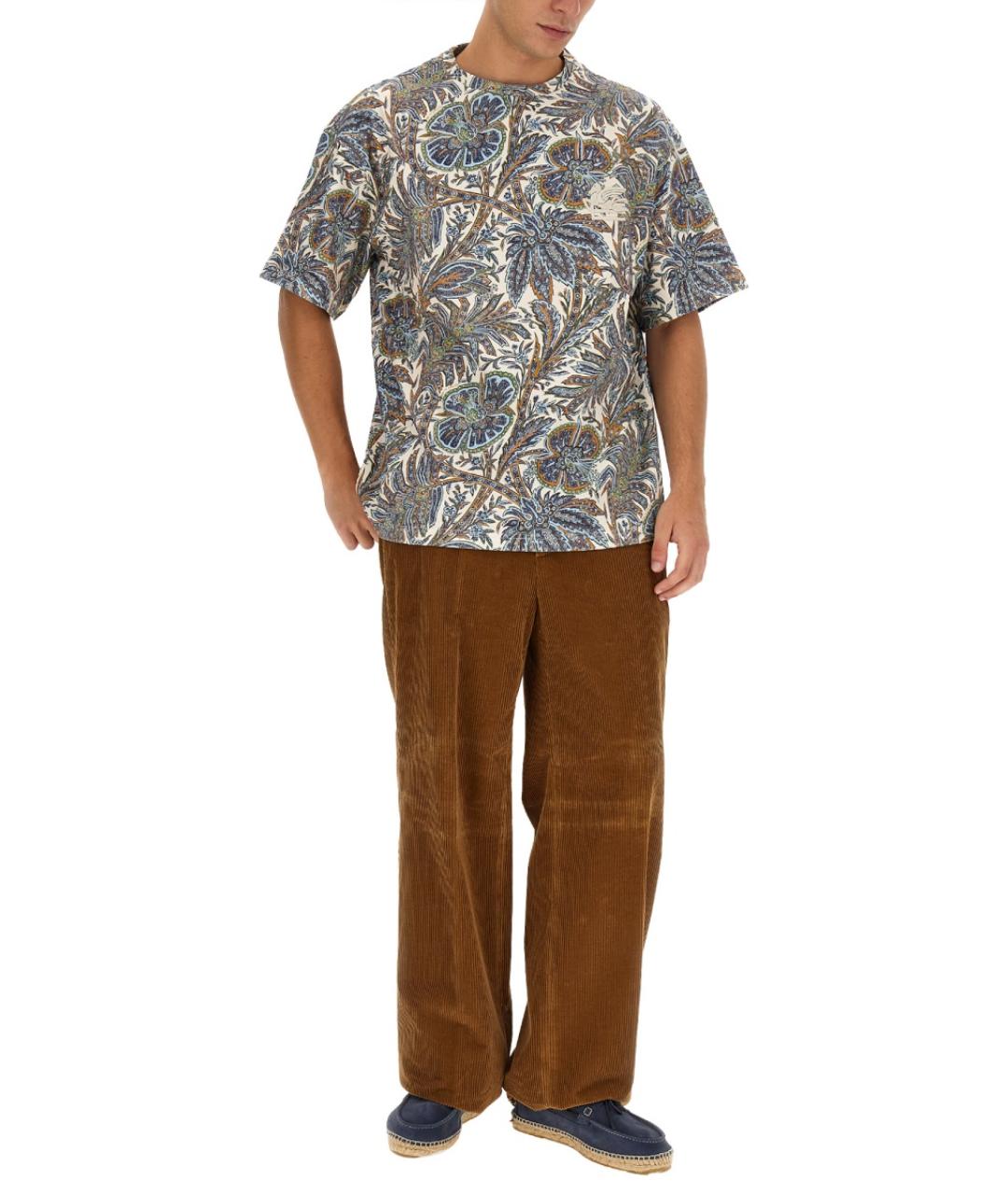 ETRO Мульти хлопковая футболка, фото 3