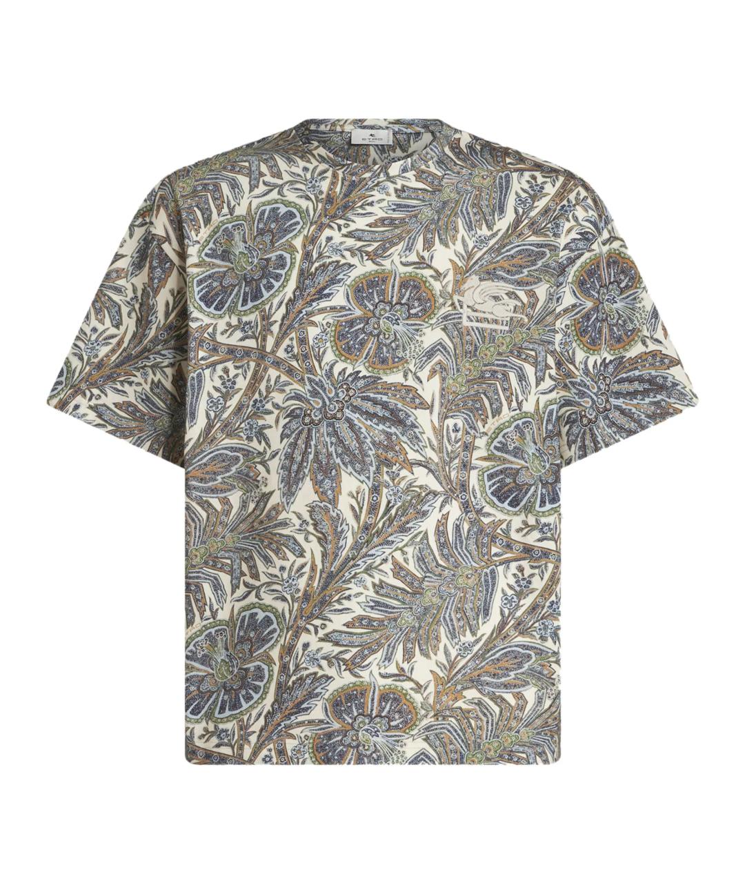 ETRO Мульти хлопковая футболка, фото 1