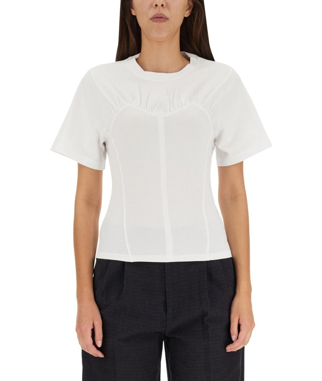 ISABEL MARANT Белая хлопковая футболка, фото 2