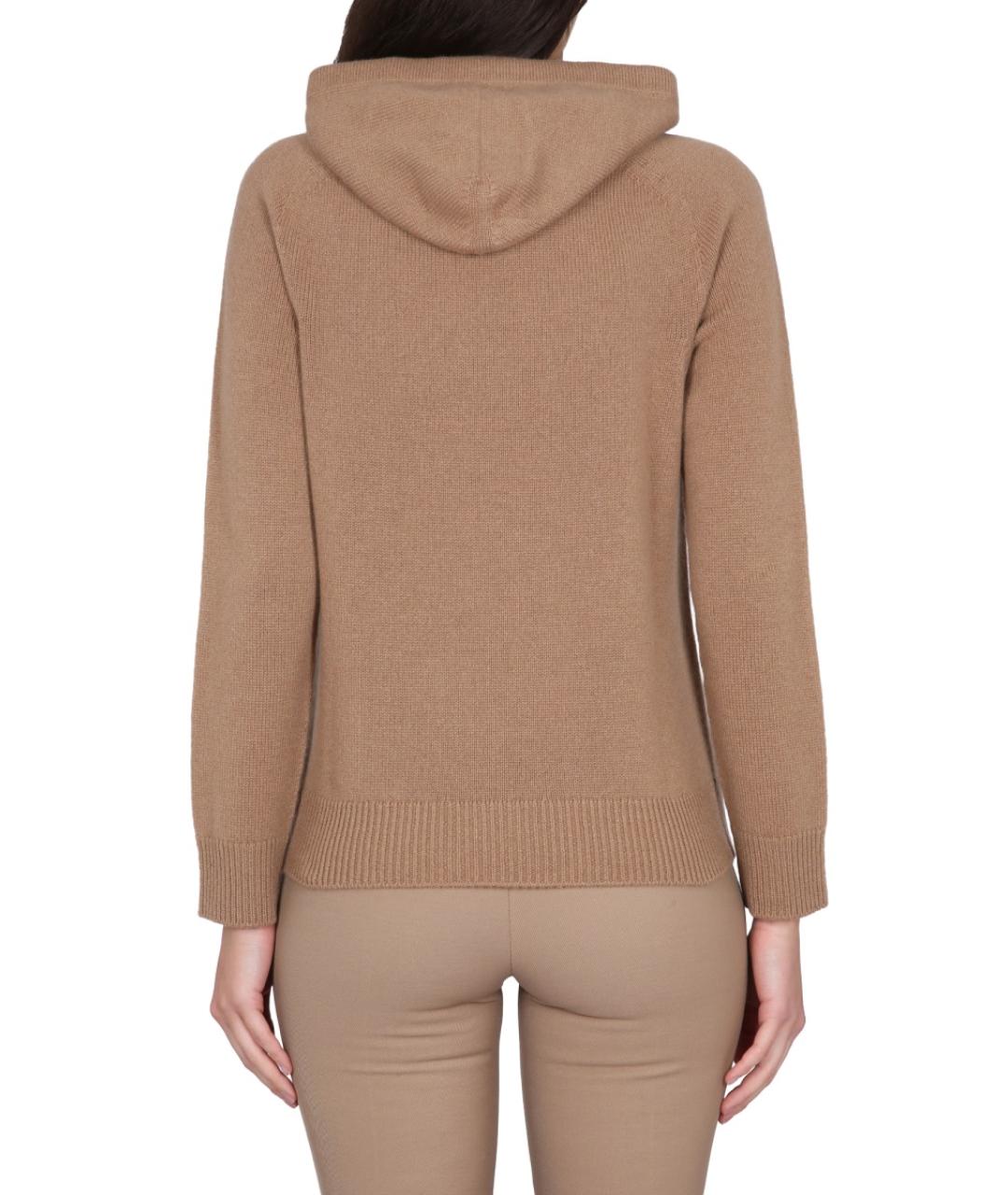 'S MAX MARA Бежевый кашемировый джемпер / свитер, фото 4