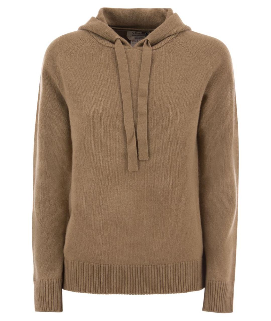 'S MAX MARA Бежевый кашемировый джемпер / свитер, фото 1
