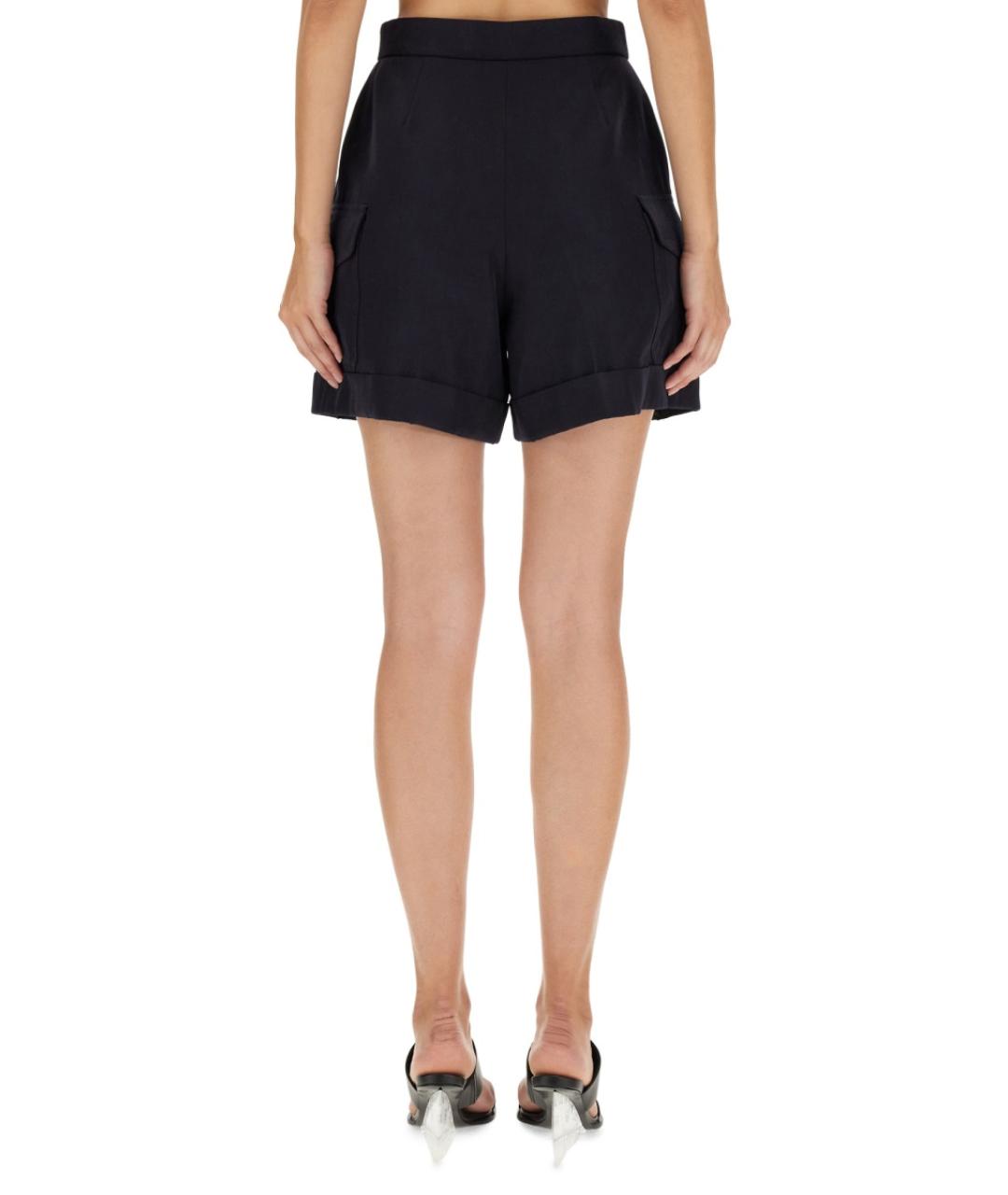 ALEXANDER MCQUEEN Синие шерстяные шорты, фото 4