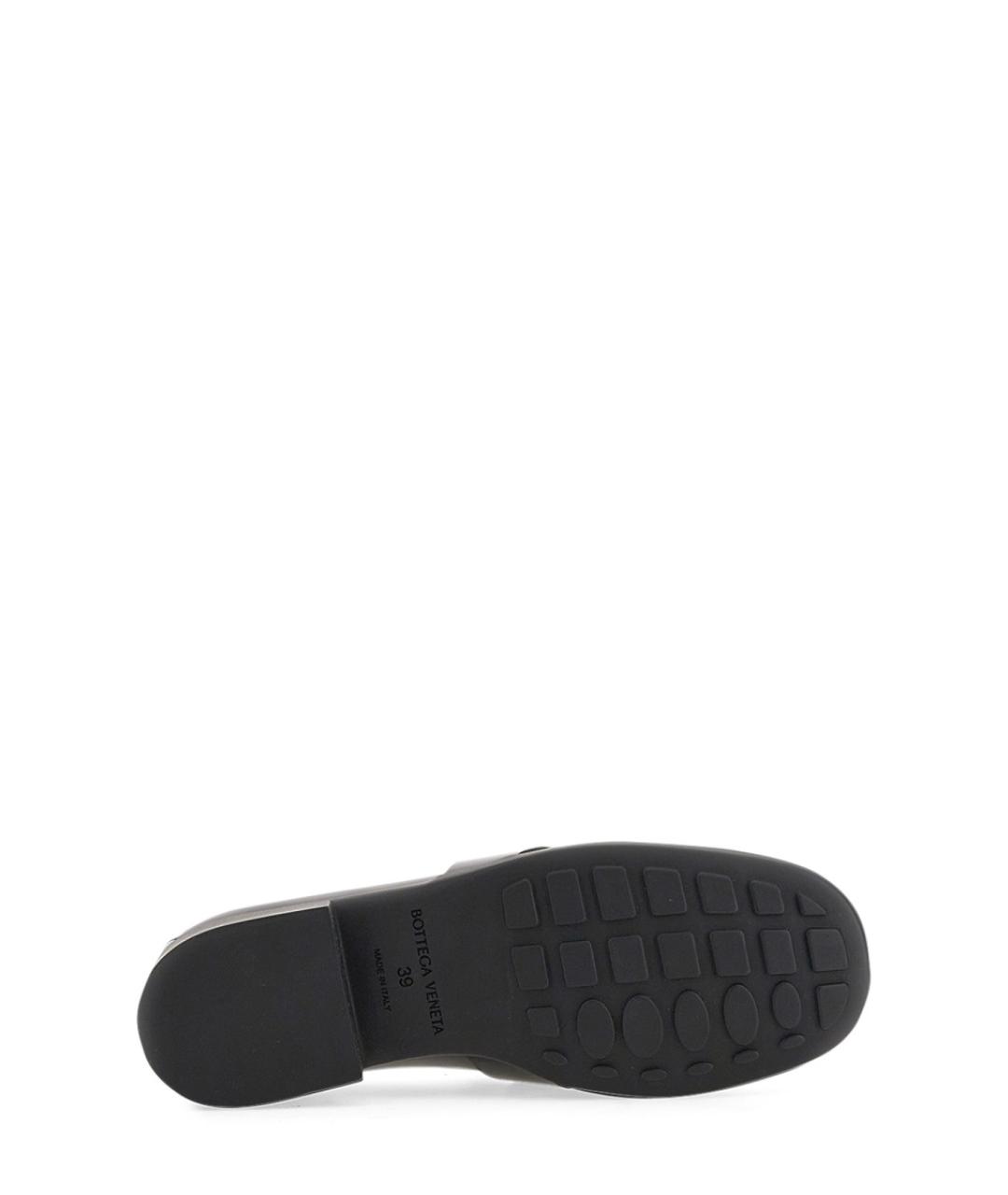 BOTTEGA VENETA Черные кожаные лоферы, фото 5