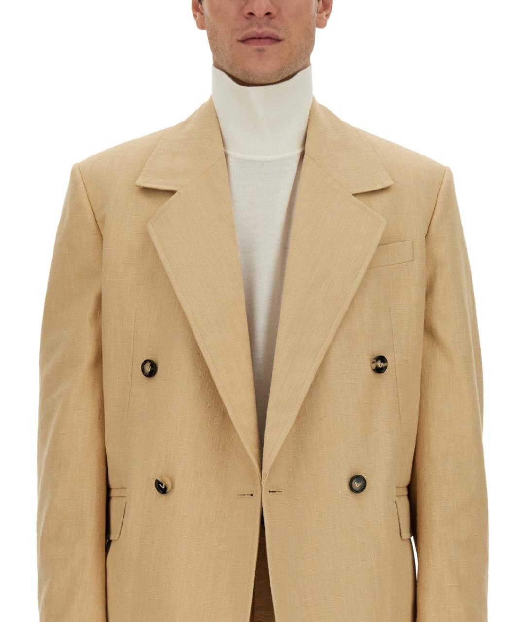 BOTTEGA VENETA Белый шерстяной джемпер / свитер, фото 4