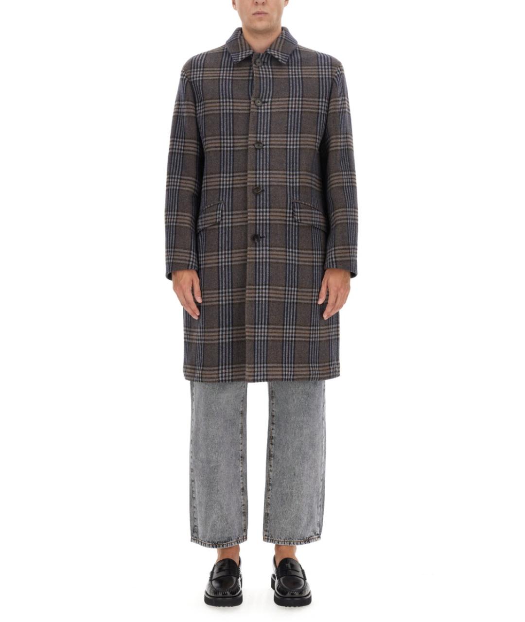 ETRO Мульти шерстяное пальто, фото 2