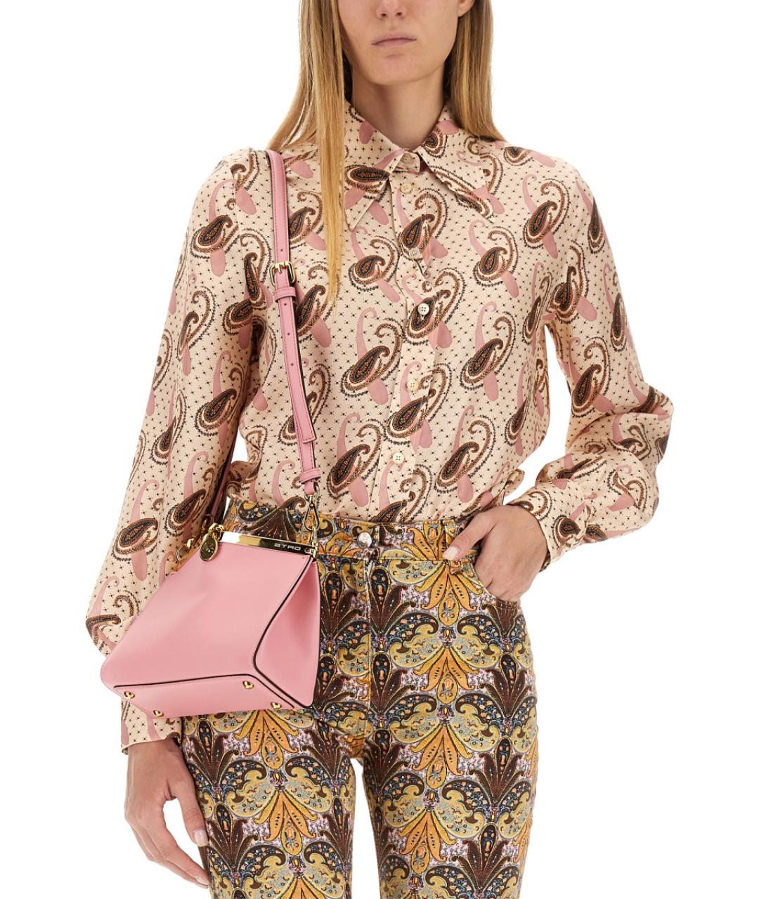 ETRO Мульти шелковая рубашка, фото 5