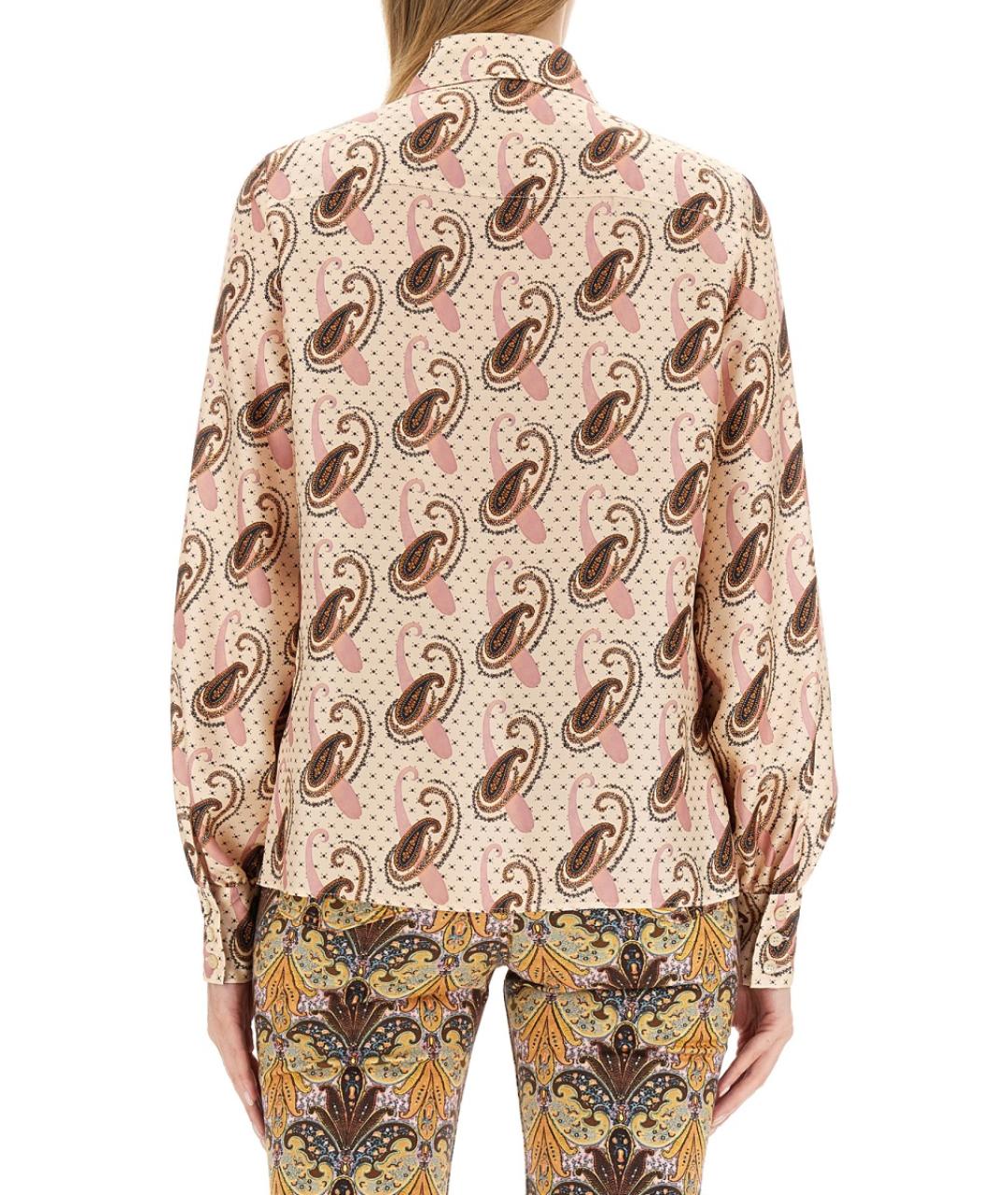 ETRO Мульти шелковая рубашка, фото 4