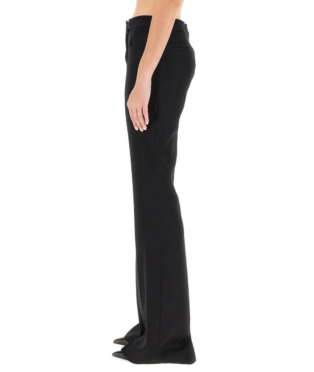 TOM FORD Черные шерстяные прямые брюки, фото 4