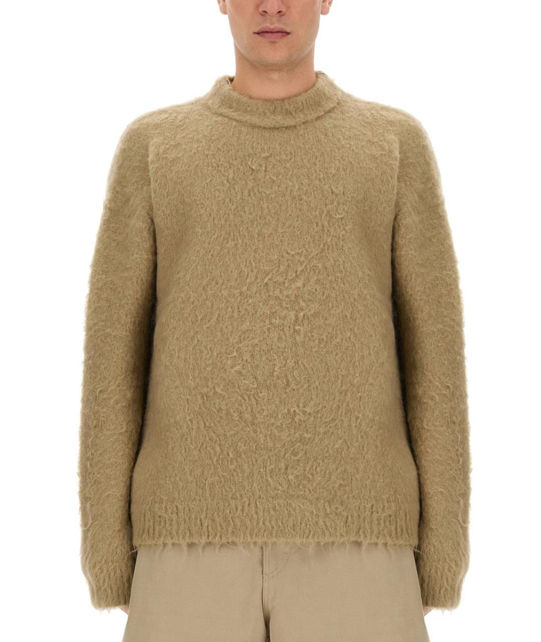 ACNE STUDIOS Бежевый полиамидовый джемпер / свитер, фото 2