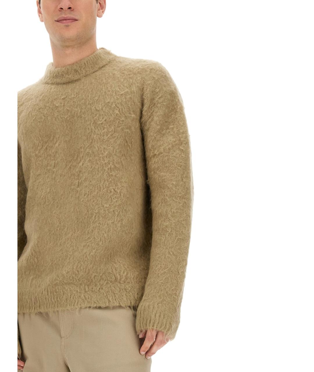 ACNE STUDIOS Бежевый полиамидовый джемпер / свитер, фото 5