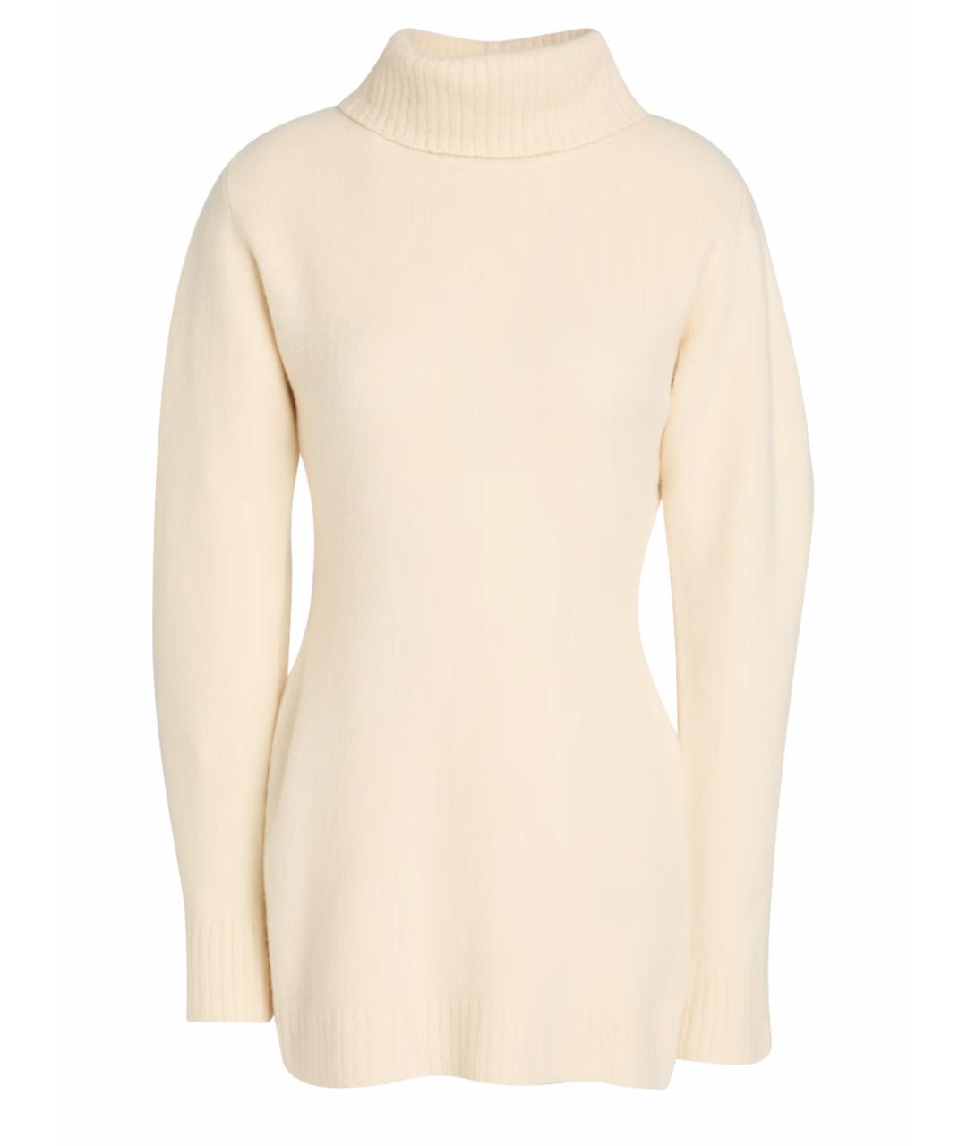 JIL SANDER Белый шерстяной джемпер / свитер, фото 1