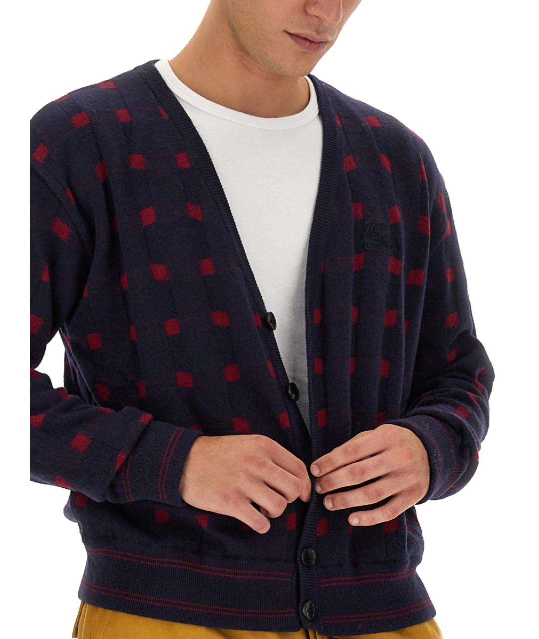 ETRO Мульти шерстяной кардиган, фото 5