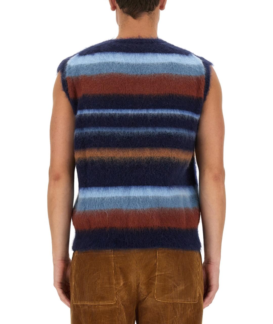 ETRO Синий шерстяной жилет, фото 4