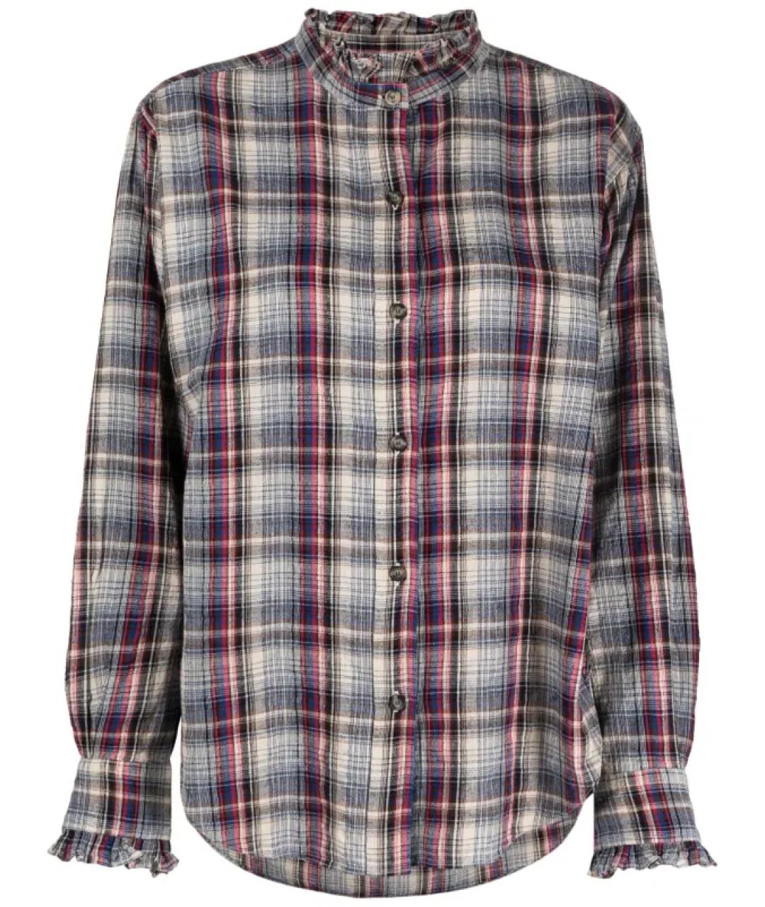 ISABEL MARANT ETOILE Мульти хлопковая рубашка, фото 1