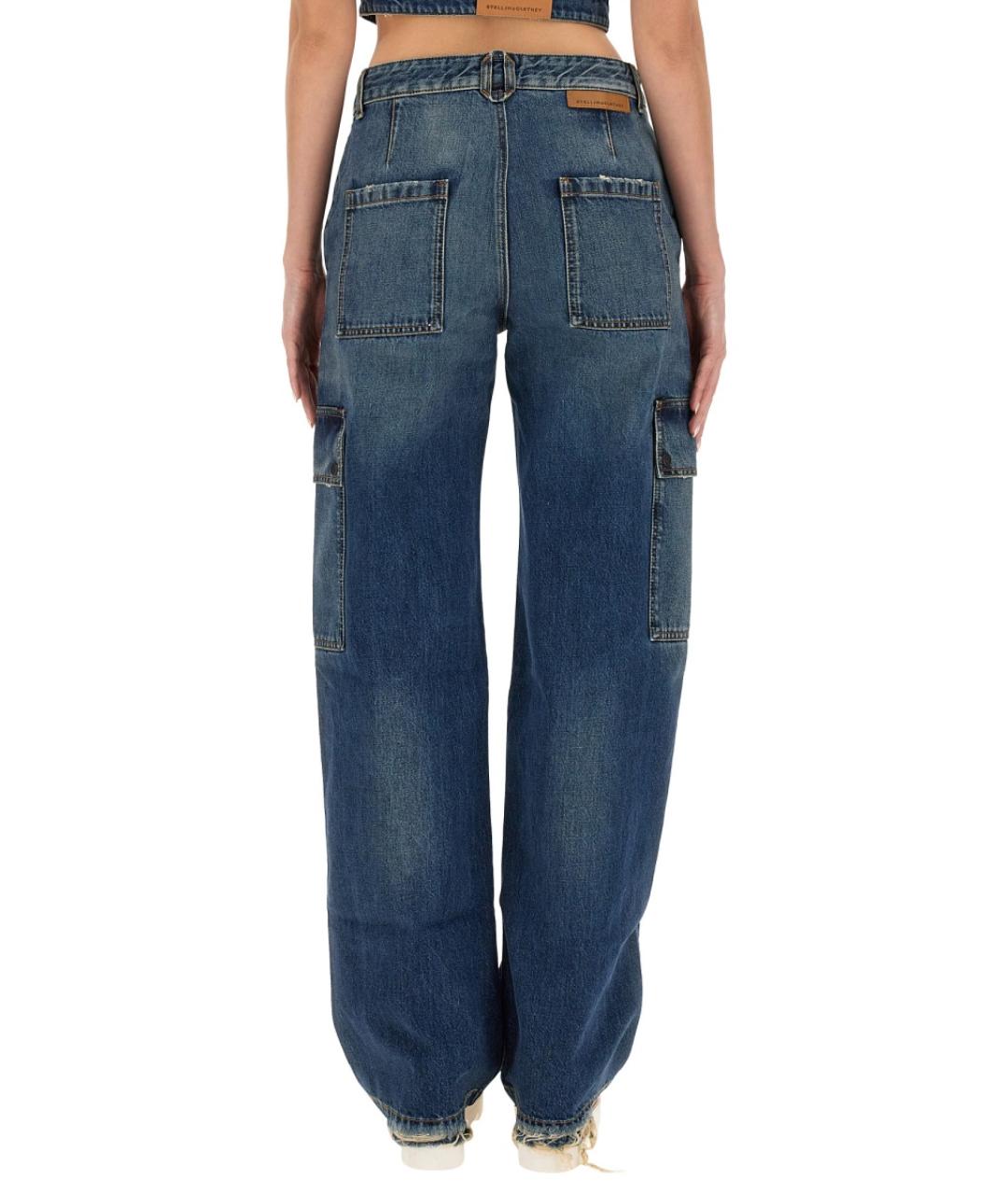 STELLA MCCARTNEY Синие прямые джинсы, фото 4