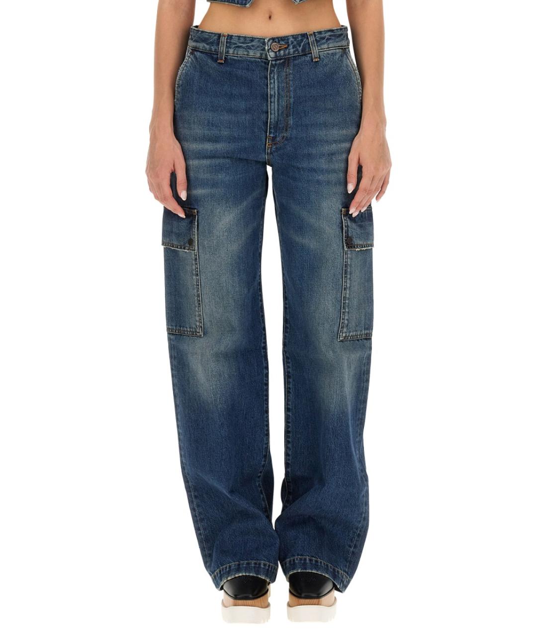 STELLA MCCARTNEY Синие прямые джинсы, фото 2