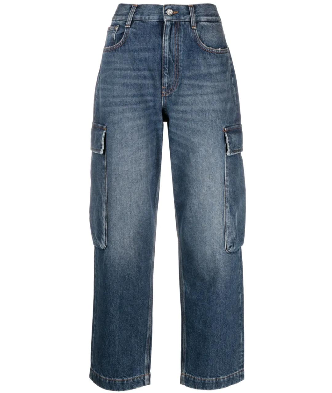 STELLA MCCARTNEY Синие прямые джинсы, фото 1