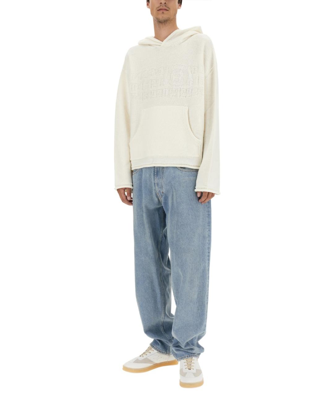 MM6 MAISON MARGIELA Белый шерстяной джемпер / свитер, фото 3