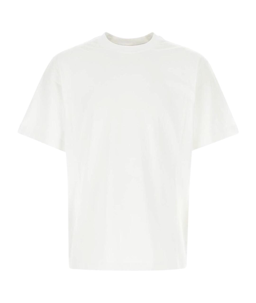 ALEXANDER MCQUEEN Белая хлопковая футболка, фото 1