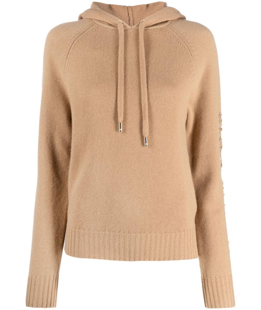 MAX MARA Бежевый шерстяной джемпер / свитер, фото 1