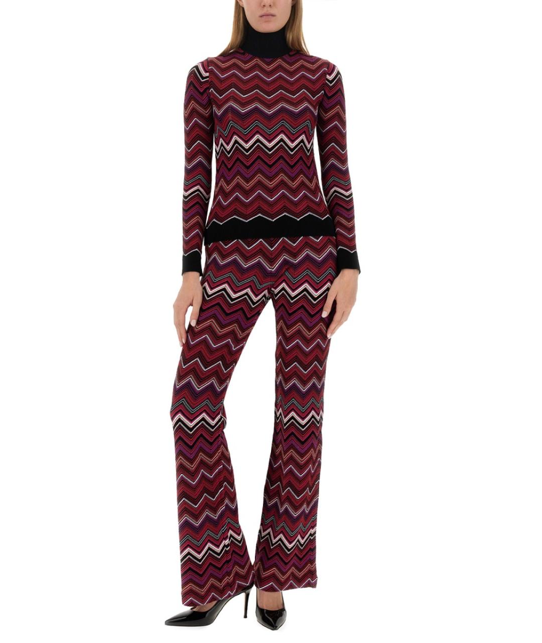 MISSONI Мульти вискозные прямые брюки, фото 3