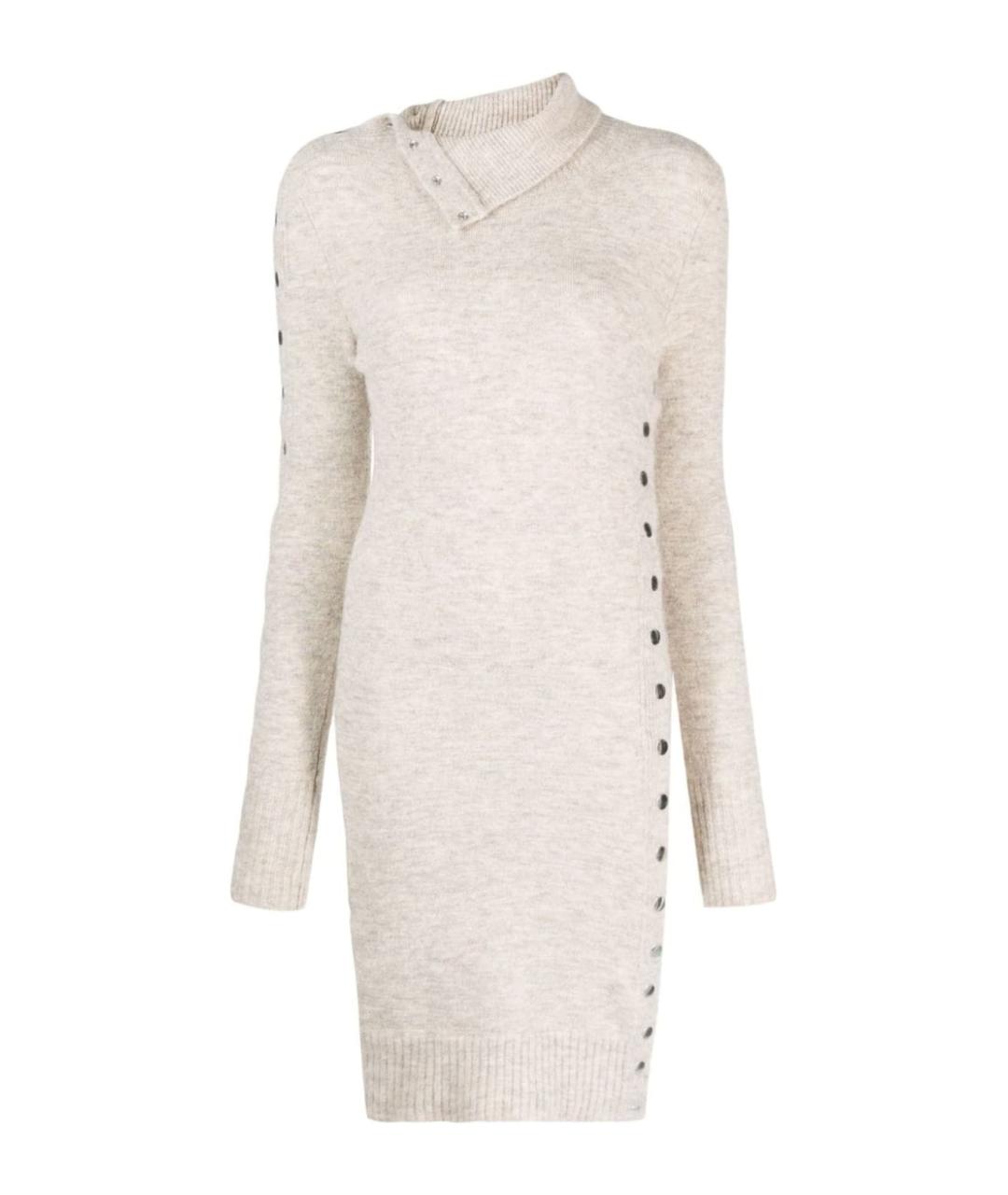 ISABEL MARANT Бежевое полиамидовое повседневное платье, фото 1