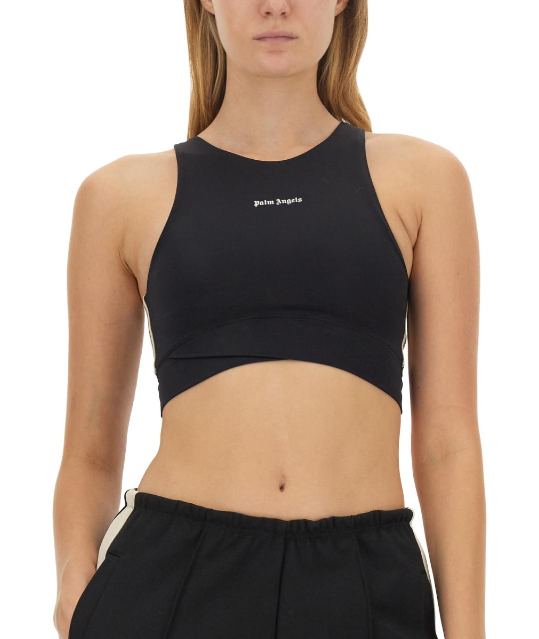 PALM ANGELS Черная полиамидовая блузы, фото 5