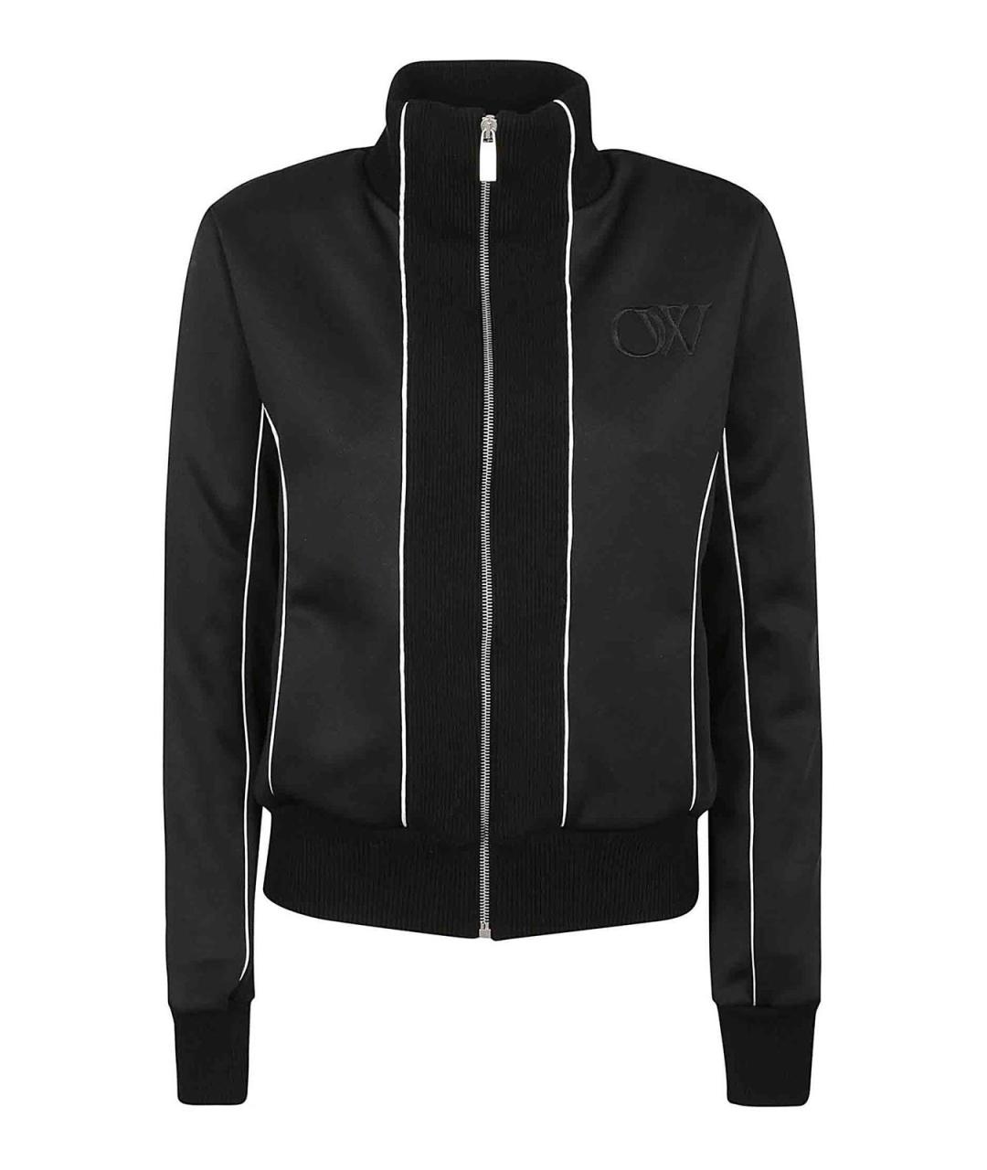 OFF-WHITE Черная полиэстеровая куртка, фото 1