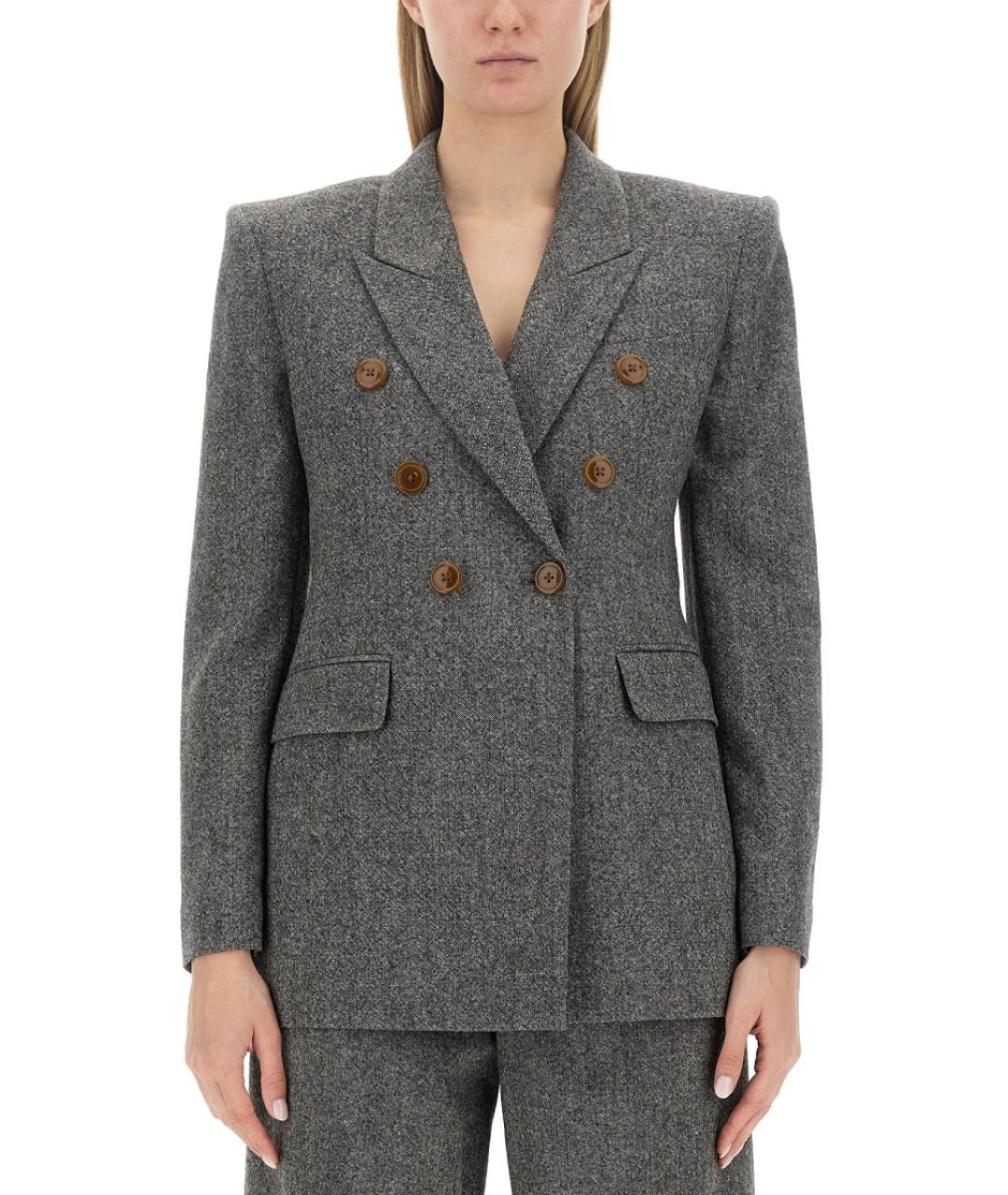 VIVIENNE WESTWOOD Серый шерстяной жакет/пиджак, фото 2