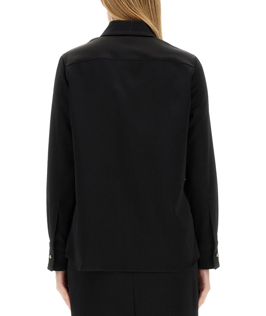 LANVIN Черная ацетатная рубашка, фото 4