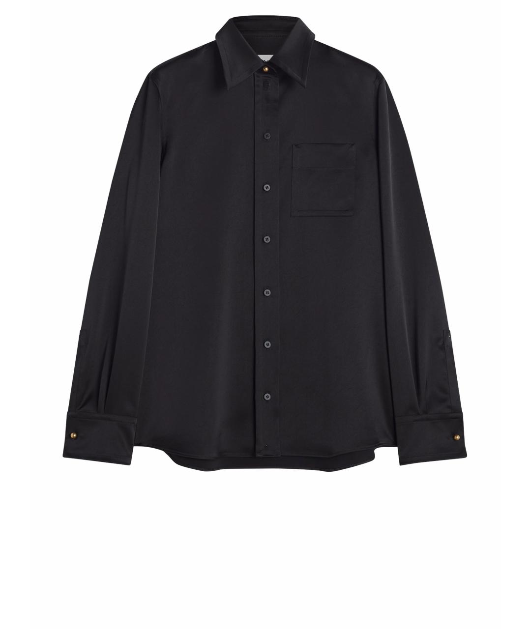 LANVIN Черная ацетатная рубашка, фото 1