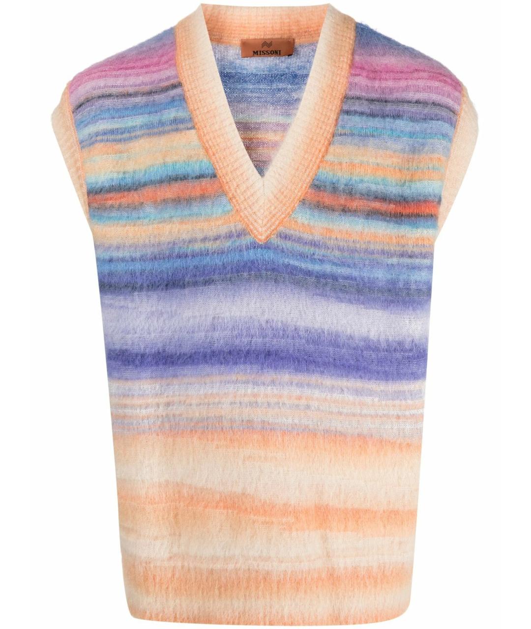 MISSONI Мульти шерстяной джемпер / свитер, фото 1