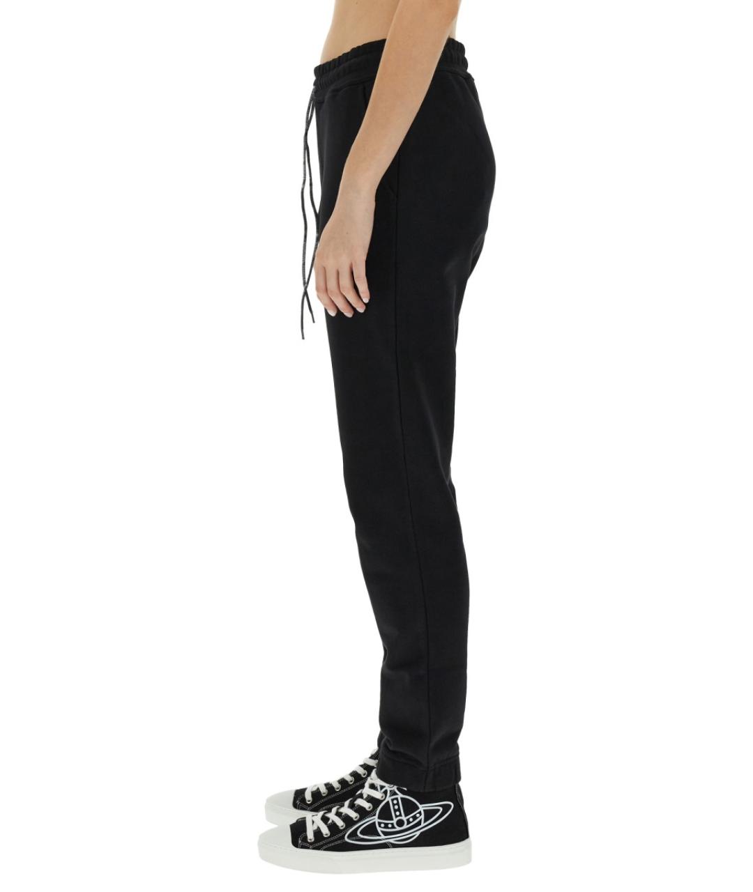 VIVIENNE WESTWOOD Черные хлопковые спортивные брюки и шорты, фото 4