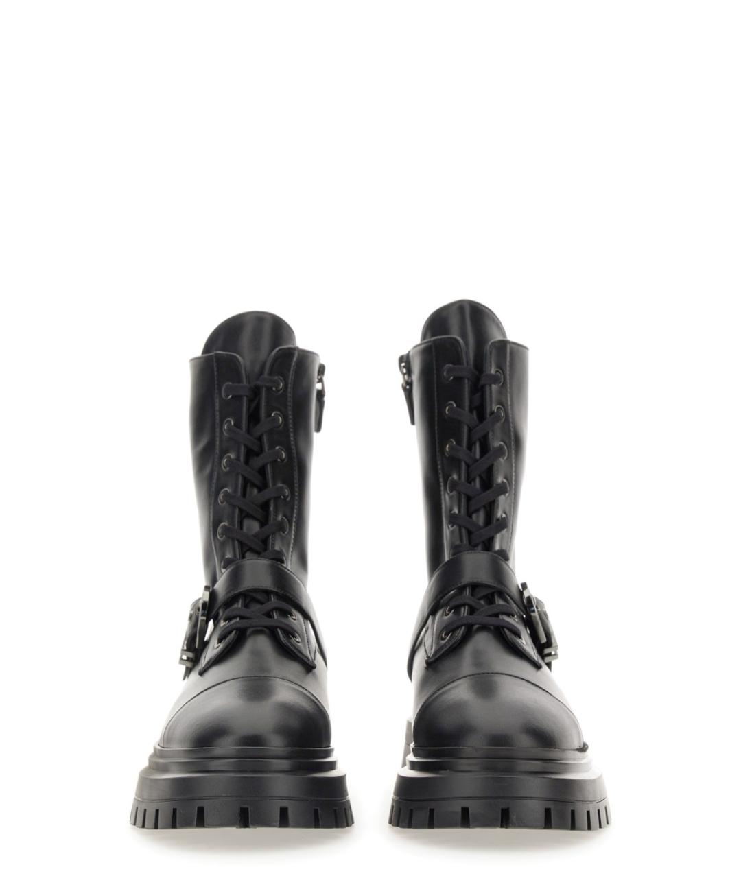 STUART WEITZMAN Черные кожаные ботинки, фото 2