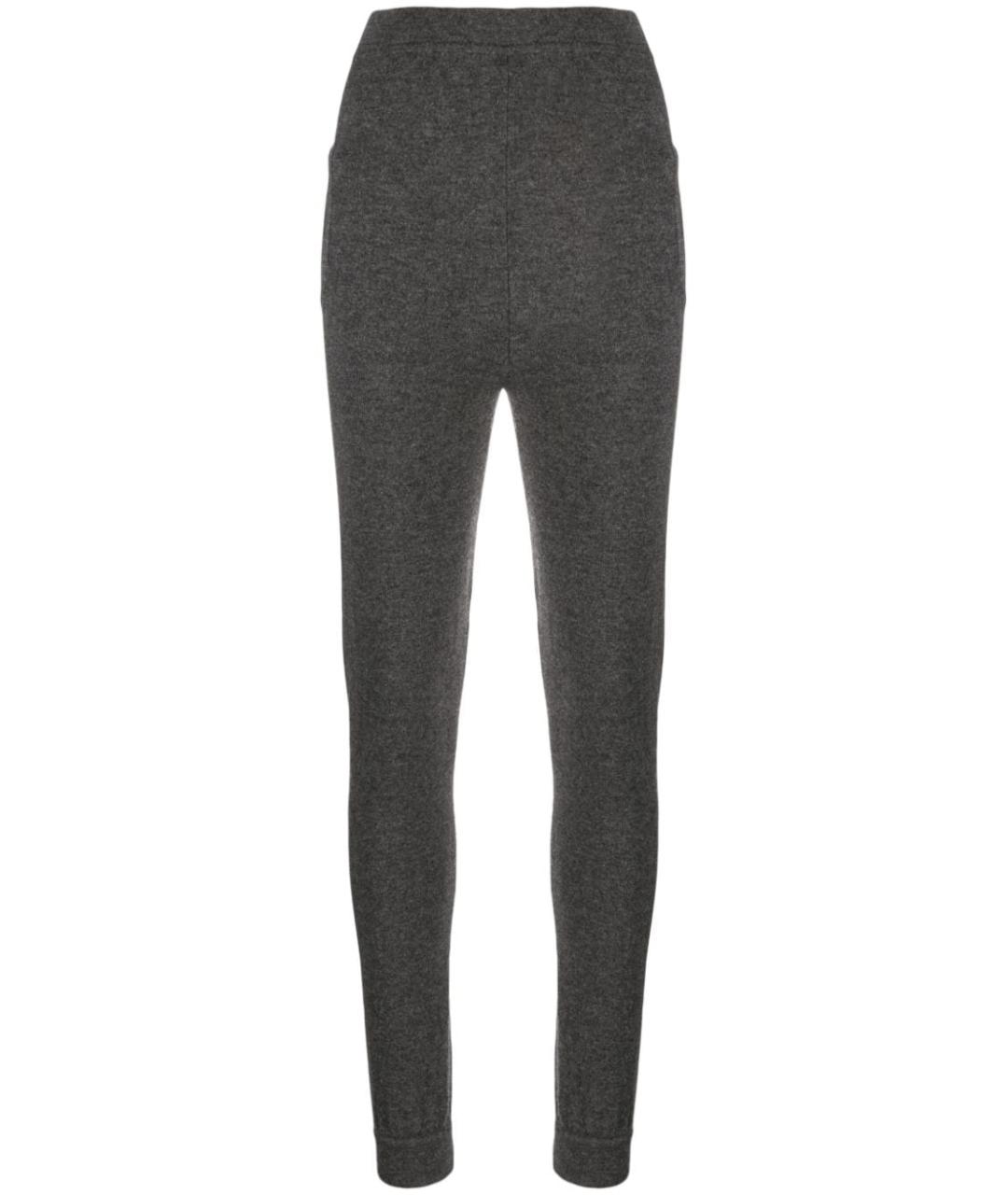 SAINT LAURENT Серые кашемировые леггинсы и велосипедки, фото 1